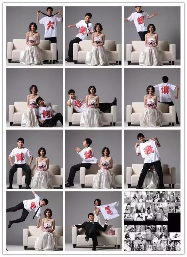 9种不同的超甜婚纱照,最有创意的婚纱照看完想结婚了