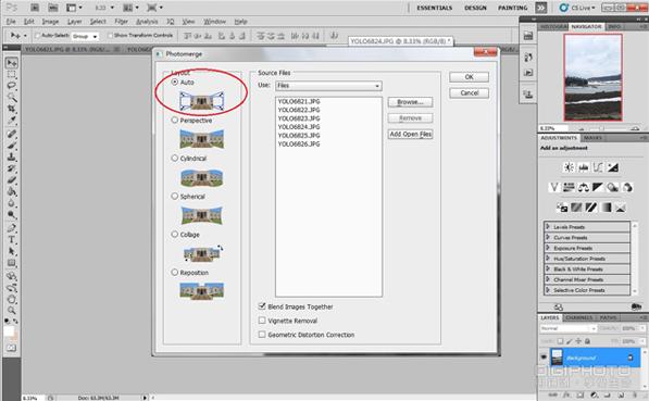 ps拼接720度全景图教程,ps无缝拼接全景照片教程