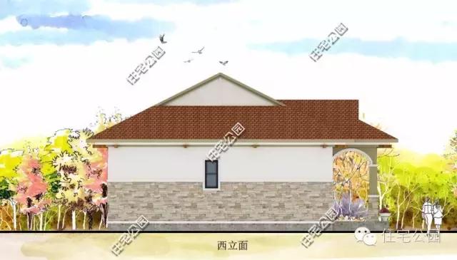 农村自建房一层平房真实图纸,农村最简单的一层平房自建房