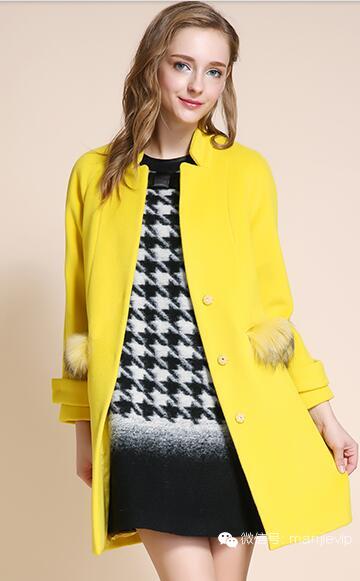 韩版修身呢大衣 (韩版时尚双面呢大衣)