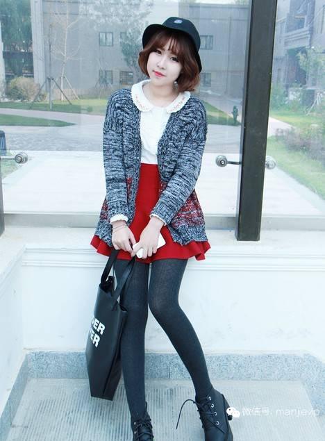 韩系复古毛衣外套 (韩国东大门毛衣外套慵懒小众款)