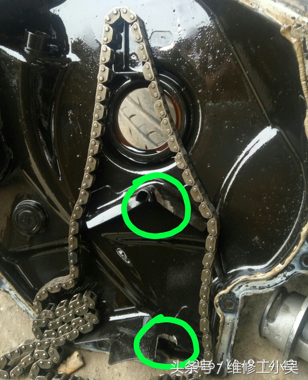 吉利1.4发动机正时链条变长,发动机正时链条故障灯亮怎么修