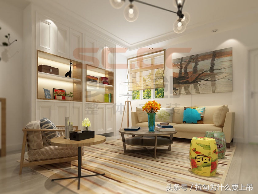 石家庄金鹏花苑旧房整体翻新变北欧风《遇见斯德哥耳摩》