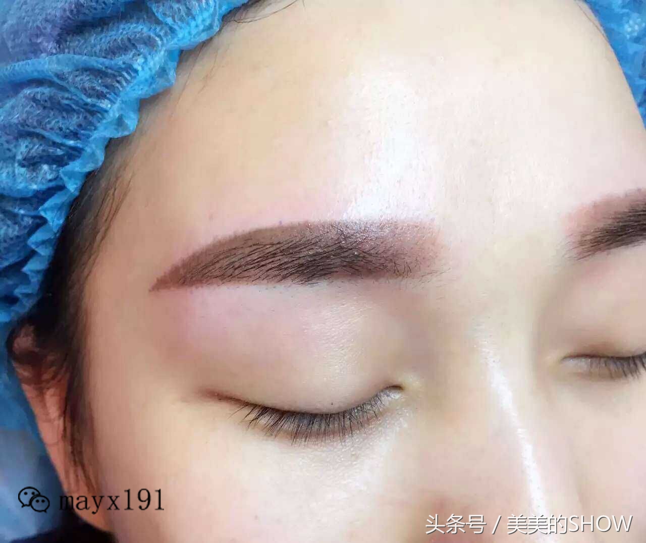 半永久你要有一款漂亮的眉形,韩式半永久眉毛款式