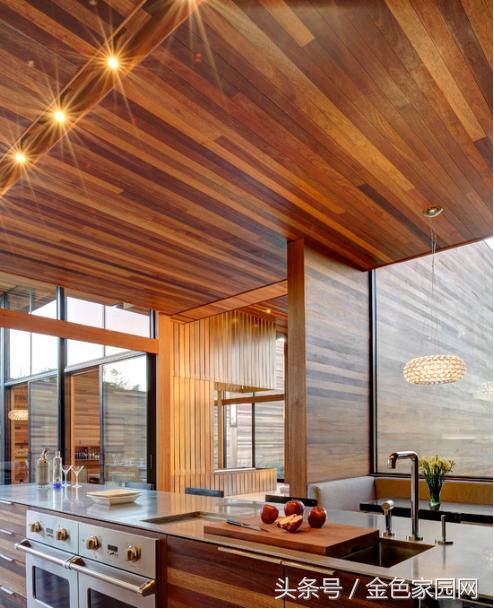 过道吊顶用石膏板还是桑拿板吊顶,桑拿板配石膏板吊顶效果