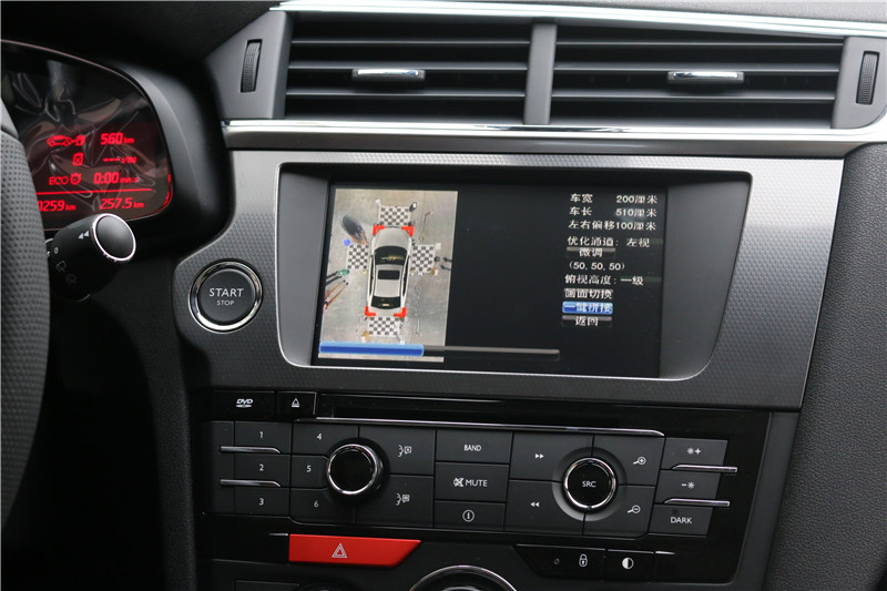 标致ds6怎么样,标致ds6倒车影像