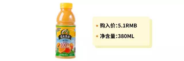 果汁哪个最好喝,果汁看配料表