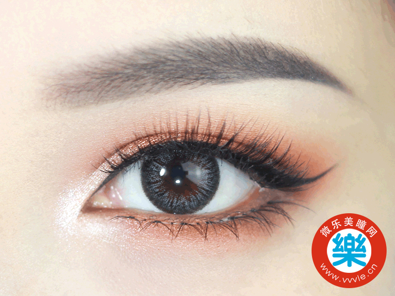 清澈透亮美瞳半年抛推荐,蓝色或紫色半年抛美瞳推荐