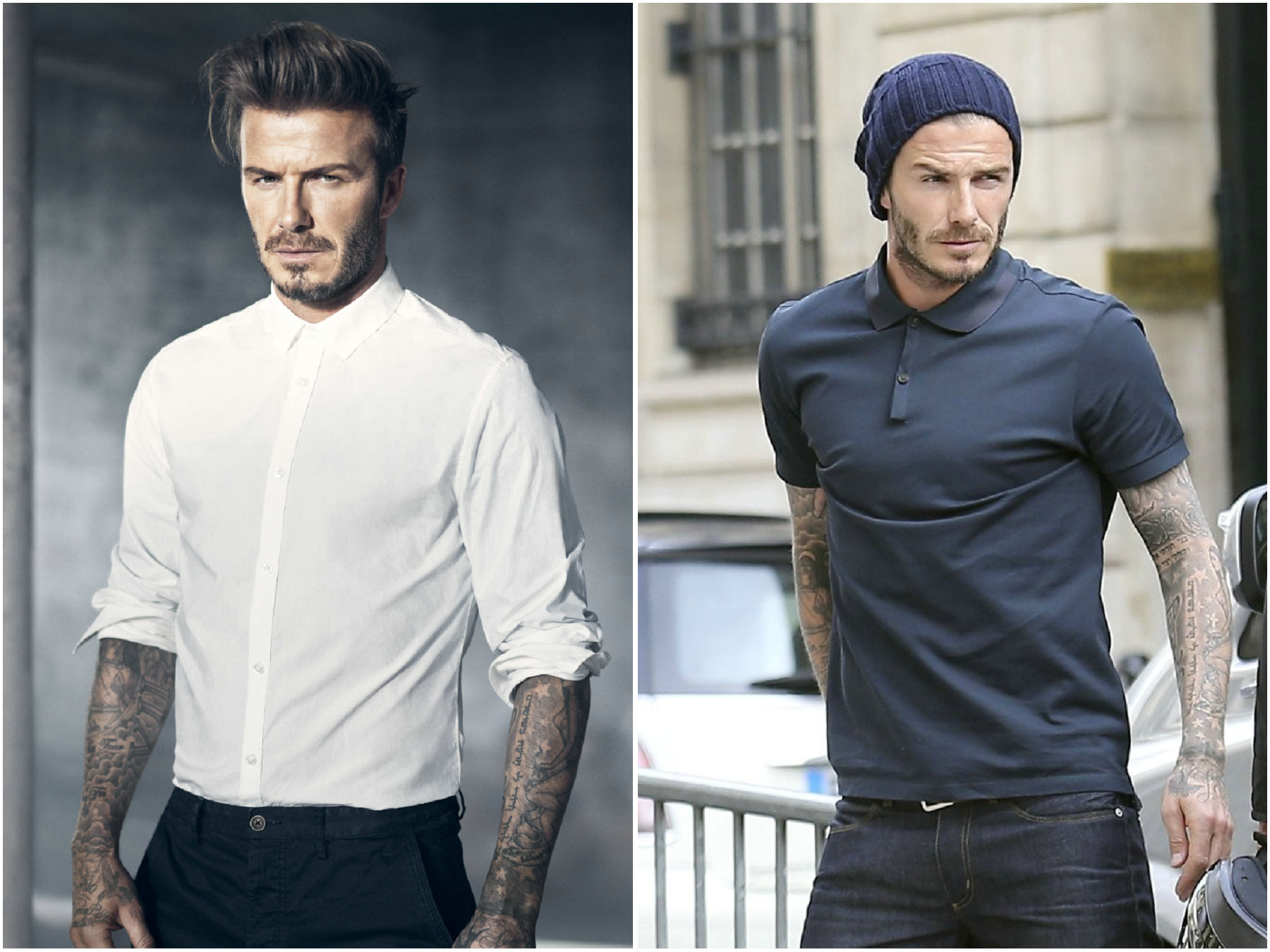 小贝帽子戏法,小贝戴的帽子