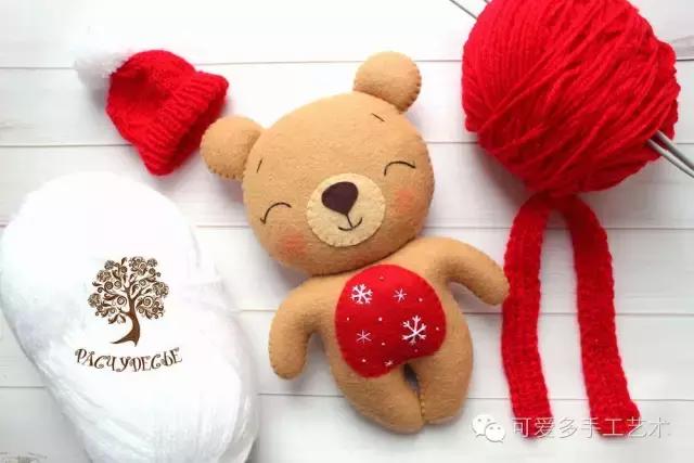 冬天可爱小熊,萌化了的可爱小熊怎么做