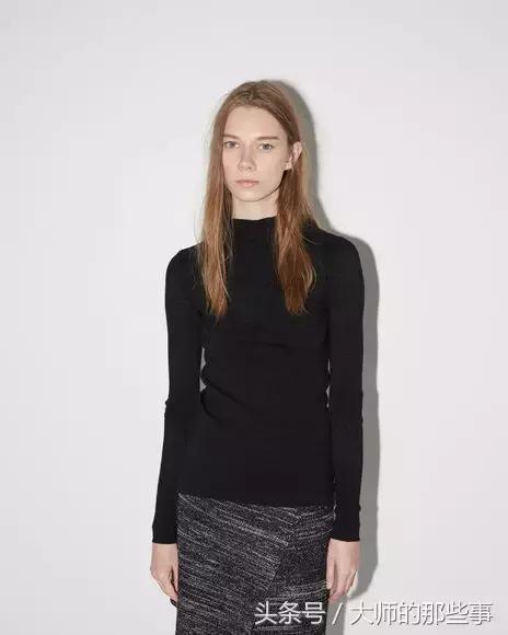 高端黑色蕾丝假高领打底衫,高领打底衫黑色满天星