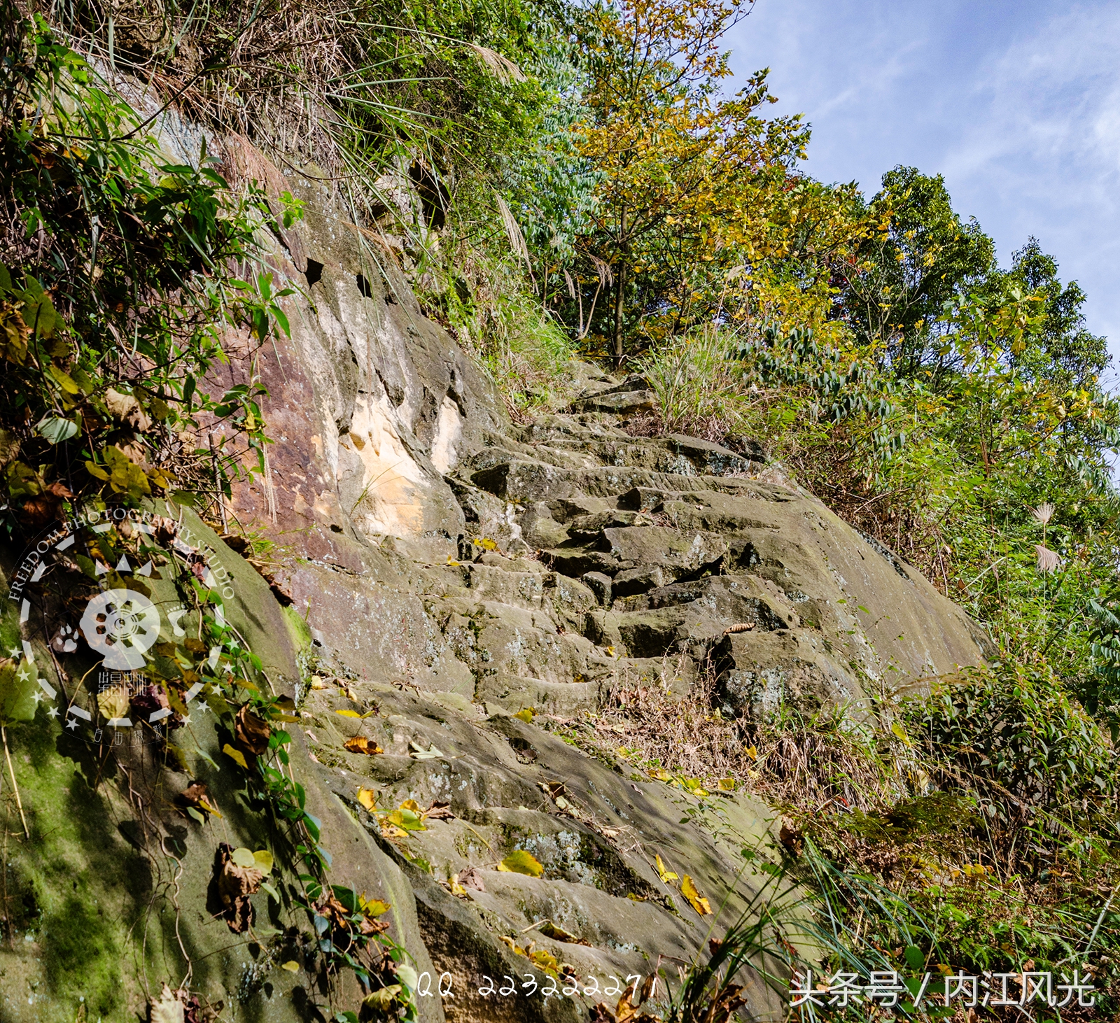 攀越震撼的内江威远高顶寨