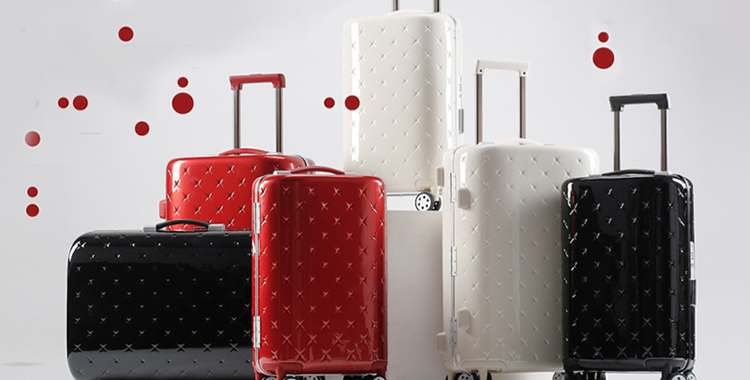 高档便携休闲拉杆箱万向轮行李箱,铝框高颜值万向轮拉杆箱行李箱