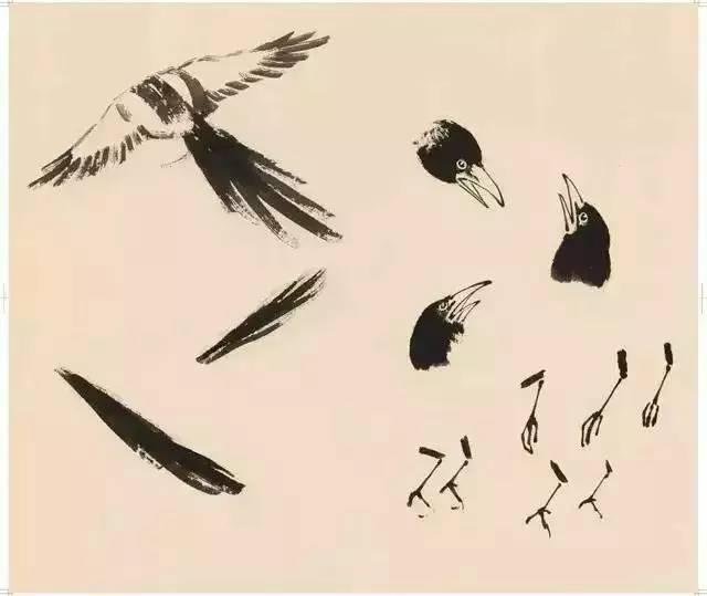 徐悲鸿画喜鹊的书,徐悲鸿喜鹊四喜图真迹在哪里