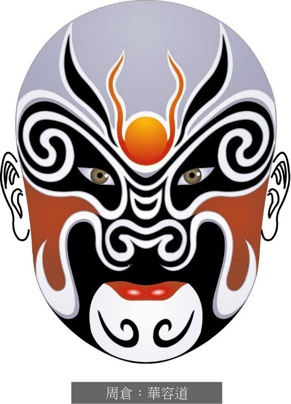 国粹脸谱重组画,国粹创意经典脸谱