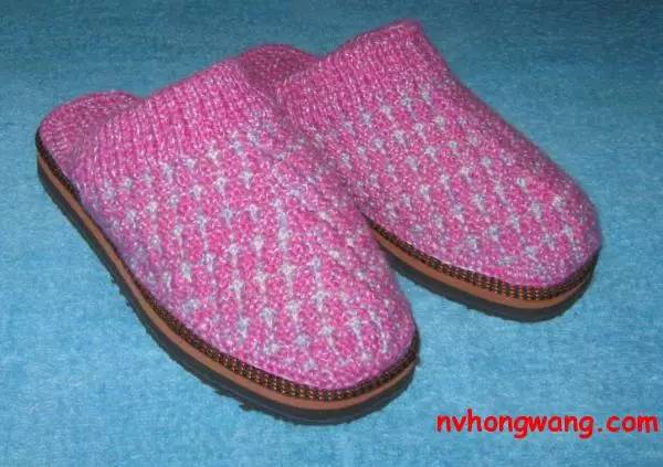 毛线拖鞋的编织方法图解小猫,可爱兔毛线拖鞋编织