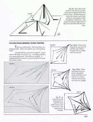褶皱衣服的画法,古风衣服褶皱画法