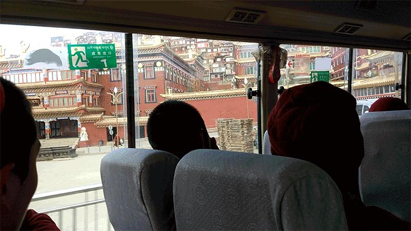 色达的冬天的美景,冬天的色达