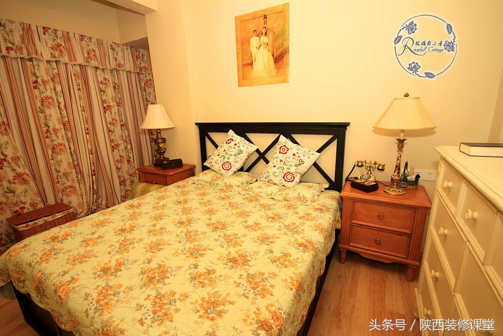 美式简约风硬装软装19万,10万硬装小户型复古风