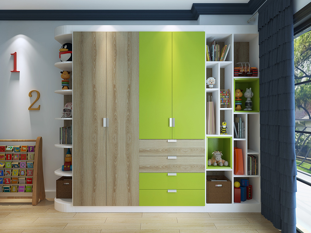 户型不方正斜角房子装修效果图,房间墙柱如何装修设计