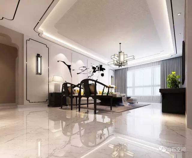 墨舞｜山石作品-郡原小石城140㎡中式传奇