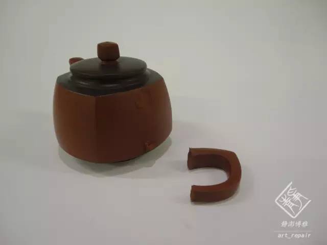 紫砂壶壶把断了如何修复最简单的,断把提梁壶怎么修复