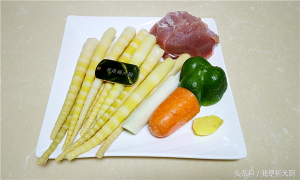 饭店里大厨竹笋炒肉最正宗的做法,家常菜竹笋炒肉的做法开胃下饭