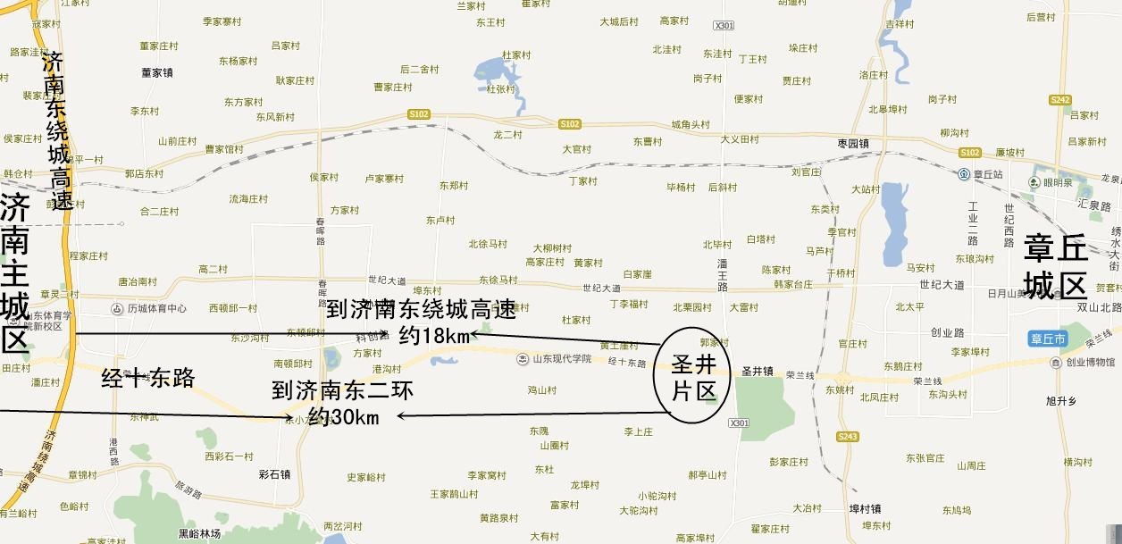 章丘撤市划区/CBD钢厂公园/济南中医医院东院/龙湖春江郦城三期/万科八一立交桥/中海华山等规划动态