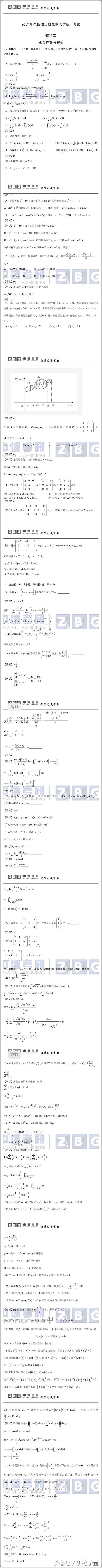 2017考研统考|北大、科大、人大专家权威专家独家解析!