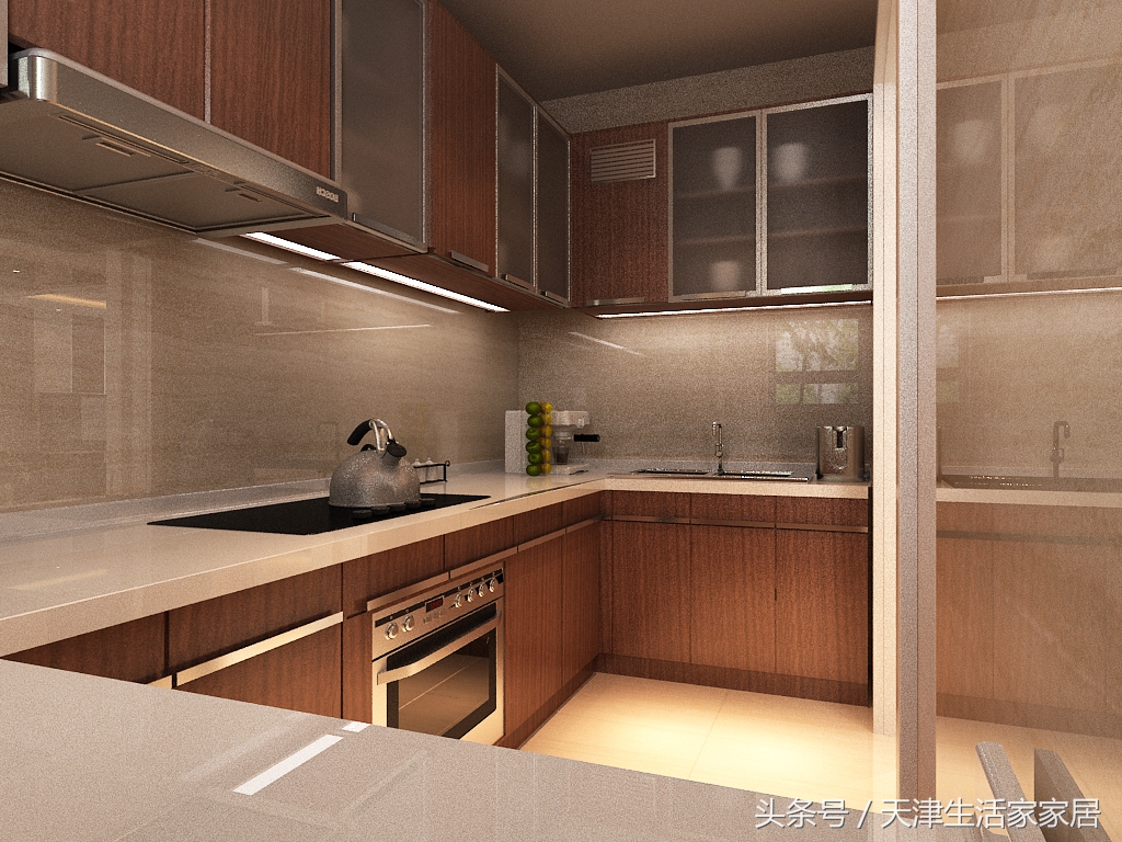 天津生活家装设计,金海岸商品楼147方装修风格