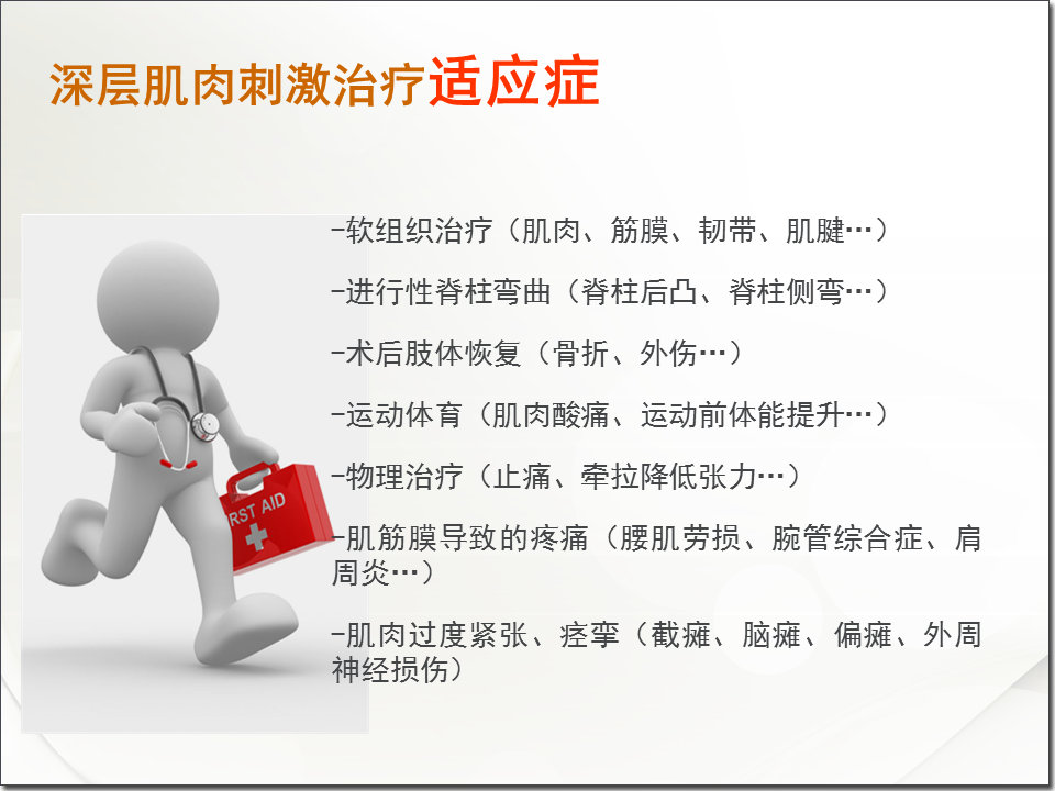 肌肉刺激的正确方法,深层肌肉紧张用什么仪器治疗