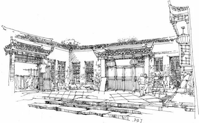 迷人的山水绘画,徽州特色烟雨江南画