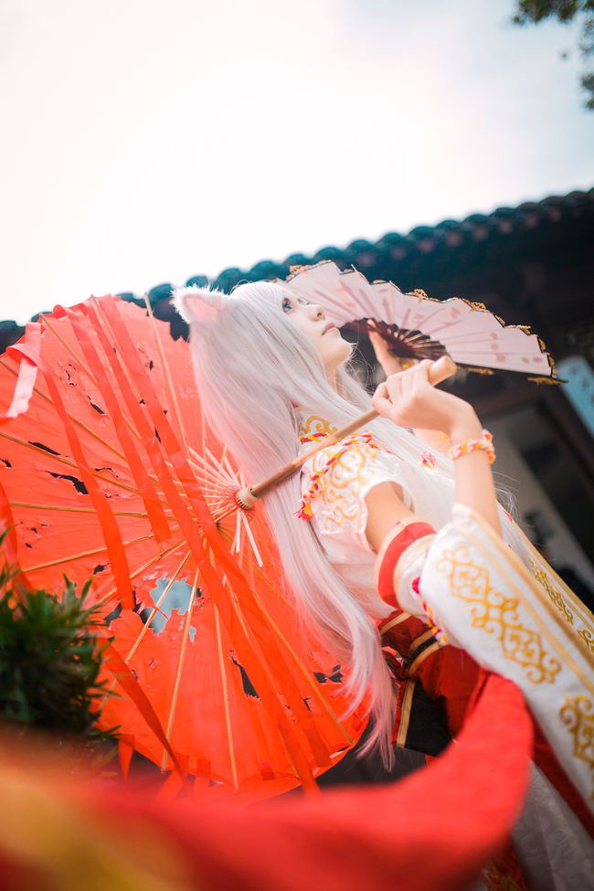 天涯明月刀游戏白发美图,天涯明月刀沧海烟霞时装