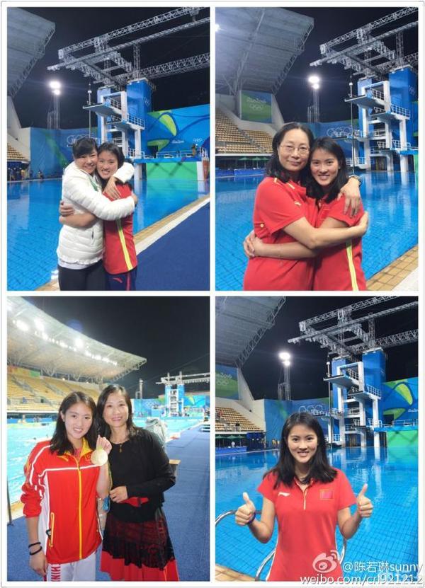 美过baby的跳水皇后冒着截瘫危险参加奥运终加冕五冠王!