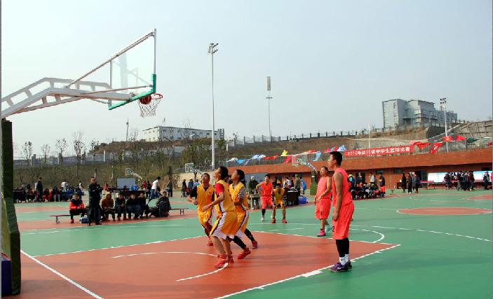 广元市宝轮中学篮球比赛,四川省青少年篮球锦标赛广元队