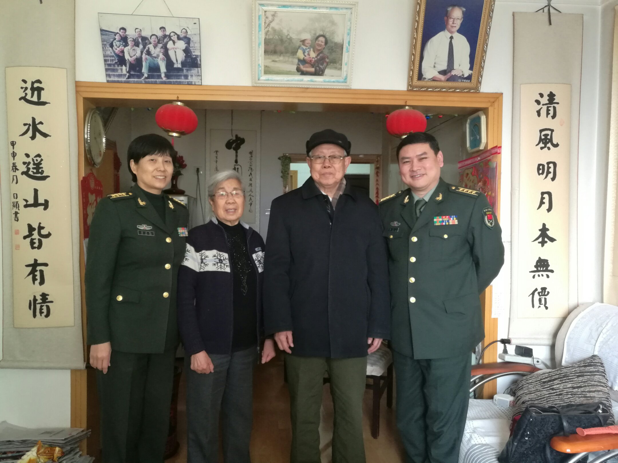 解放军306医院除夕之夜倒计时与正计时