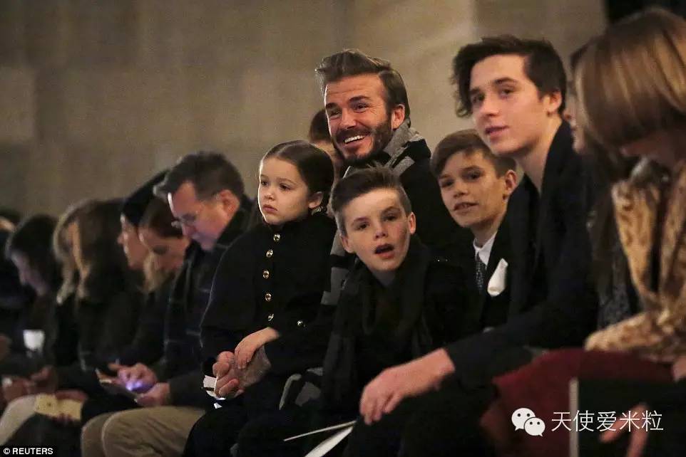 贝克汉姆一家子盛世颜值,贝克汉姆家族三公子