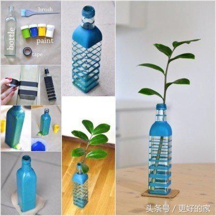 旧花盆改造收纳盒,废物利用收纳小花盆