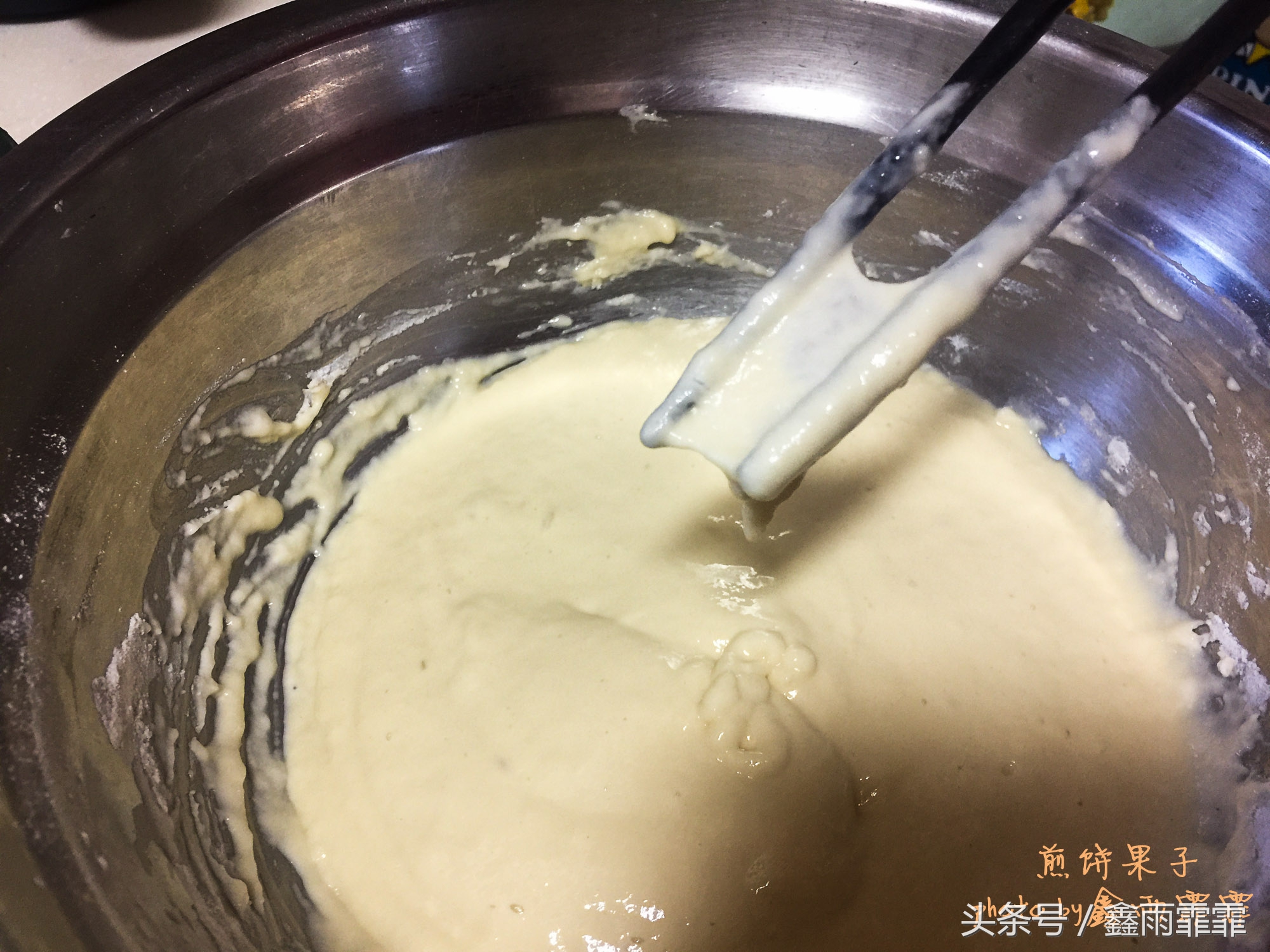 火爆街头的早餐小吃,和面不粘手的特色小吃