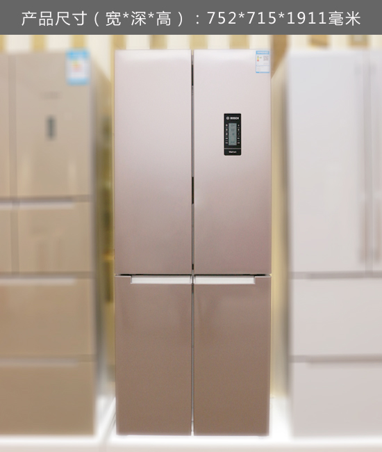 零度保鲜多门冰箱博世,博世风冷变频十字门冰箱