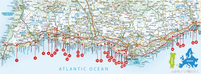 阿尔加维景点,阿尔加维高尔夫度假村