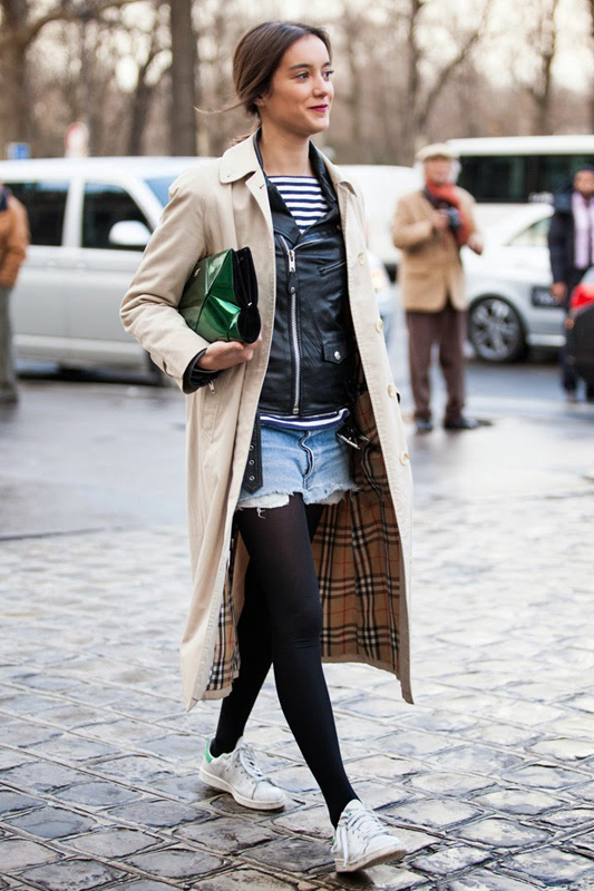 时髦穿搭跟普通穿搭,时髦起来毫不费力