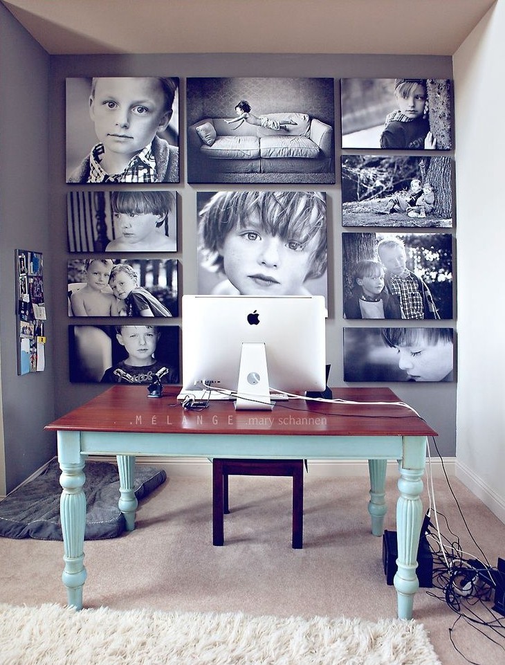 照片墙的设计与布局,照片墙的设计和摆放效果图