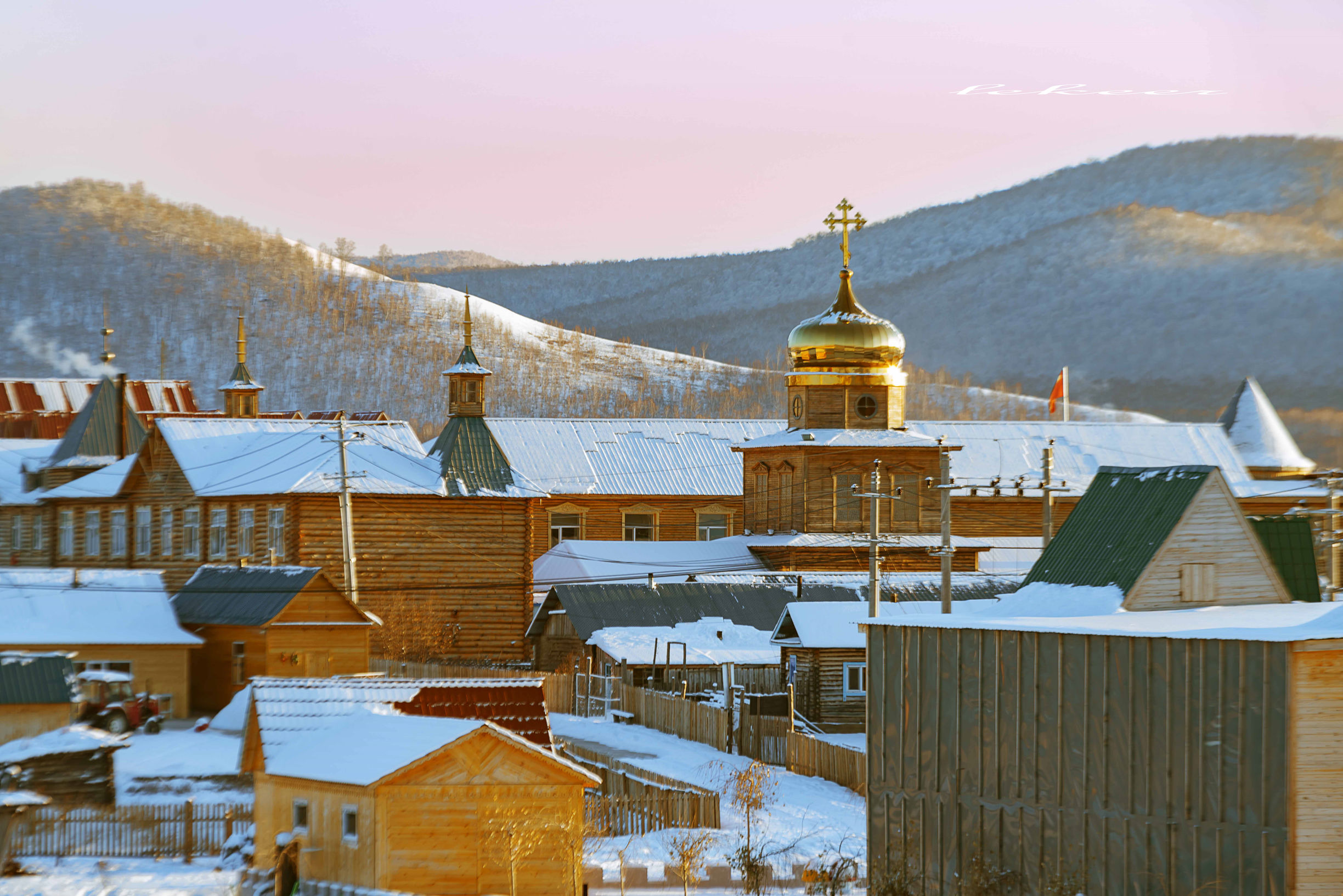 搭眼一看欧洲人一开口居然东北话嘎嘎冷！呵呵，它叫恩和！