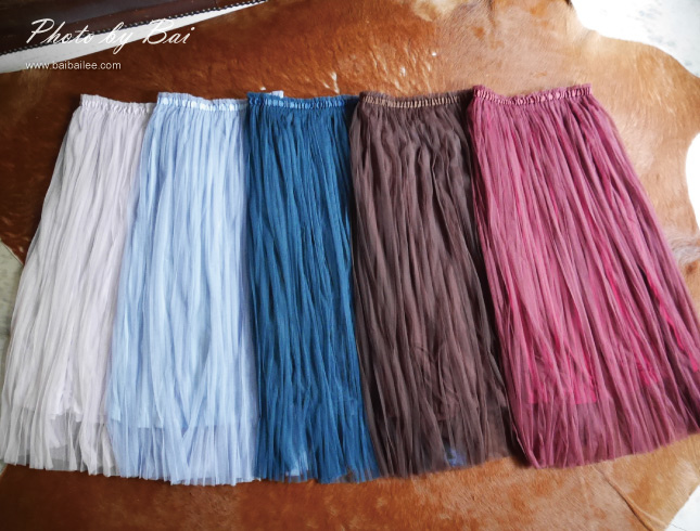 秋冬粉纱裙穿搭,穿搭春天的裙子