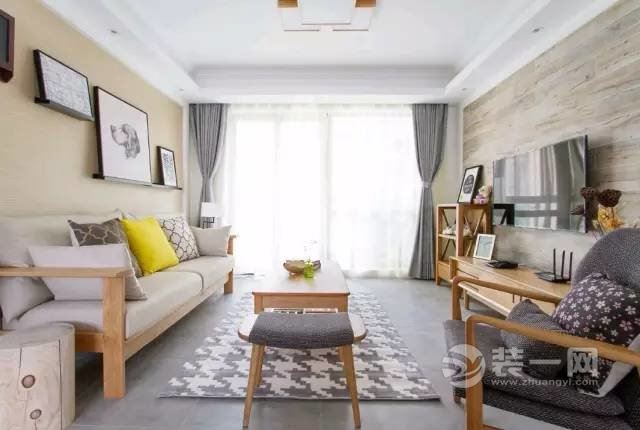 长沙-凯特梅溪紫郡-113平和式风格三居室装修样板间