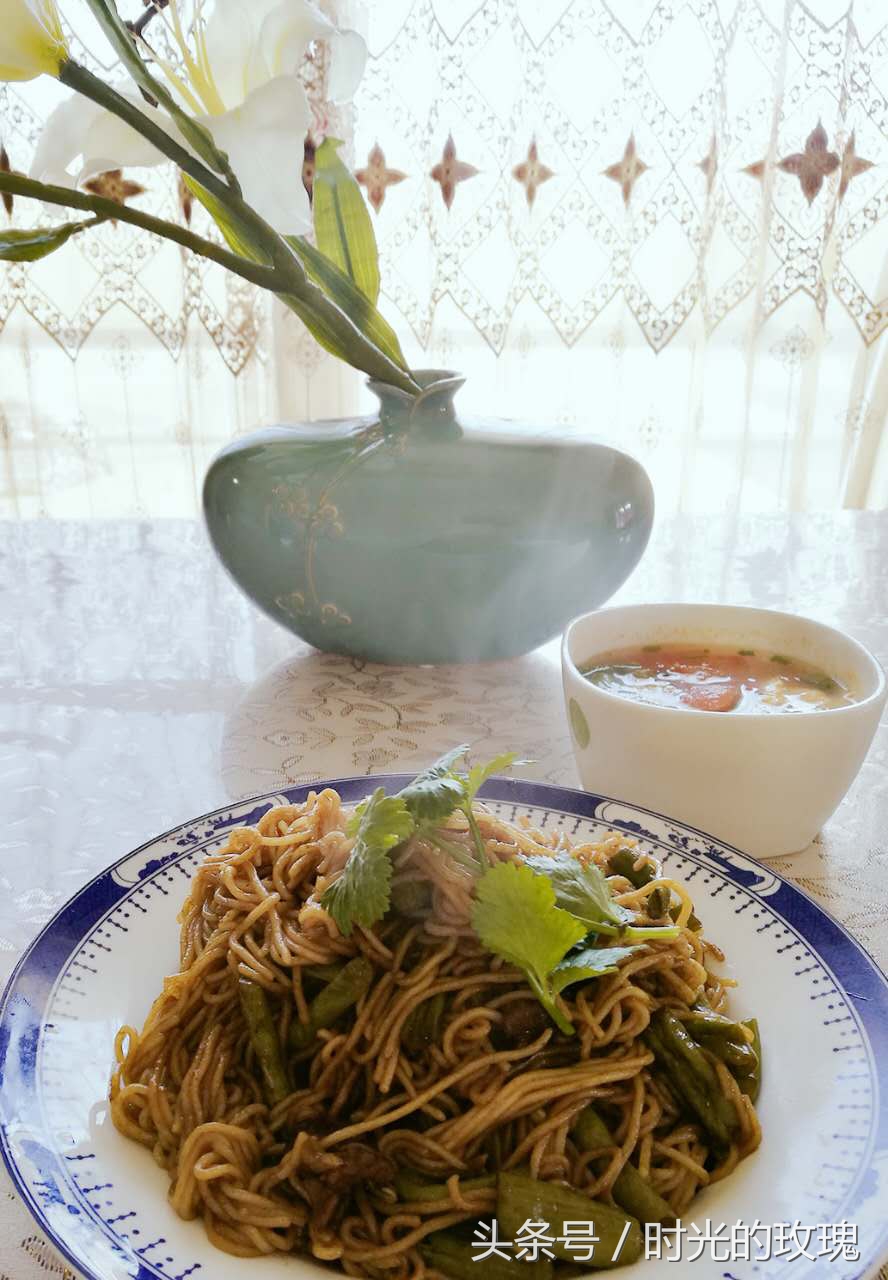 美食北方人,怎么用干挂面做蒸面条