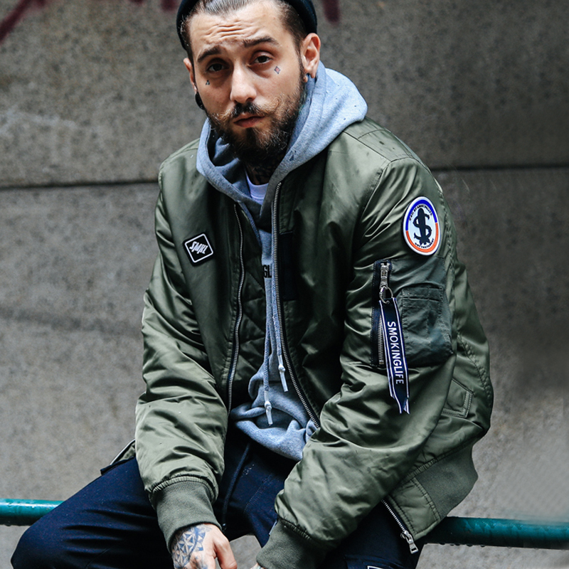 棒球衫穿搭秋冬,早春外套棒球衫情侣