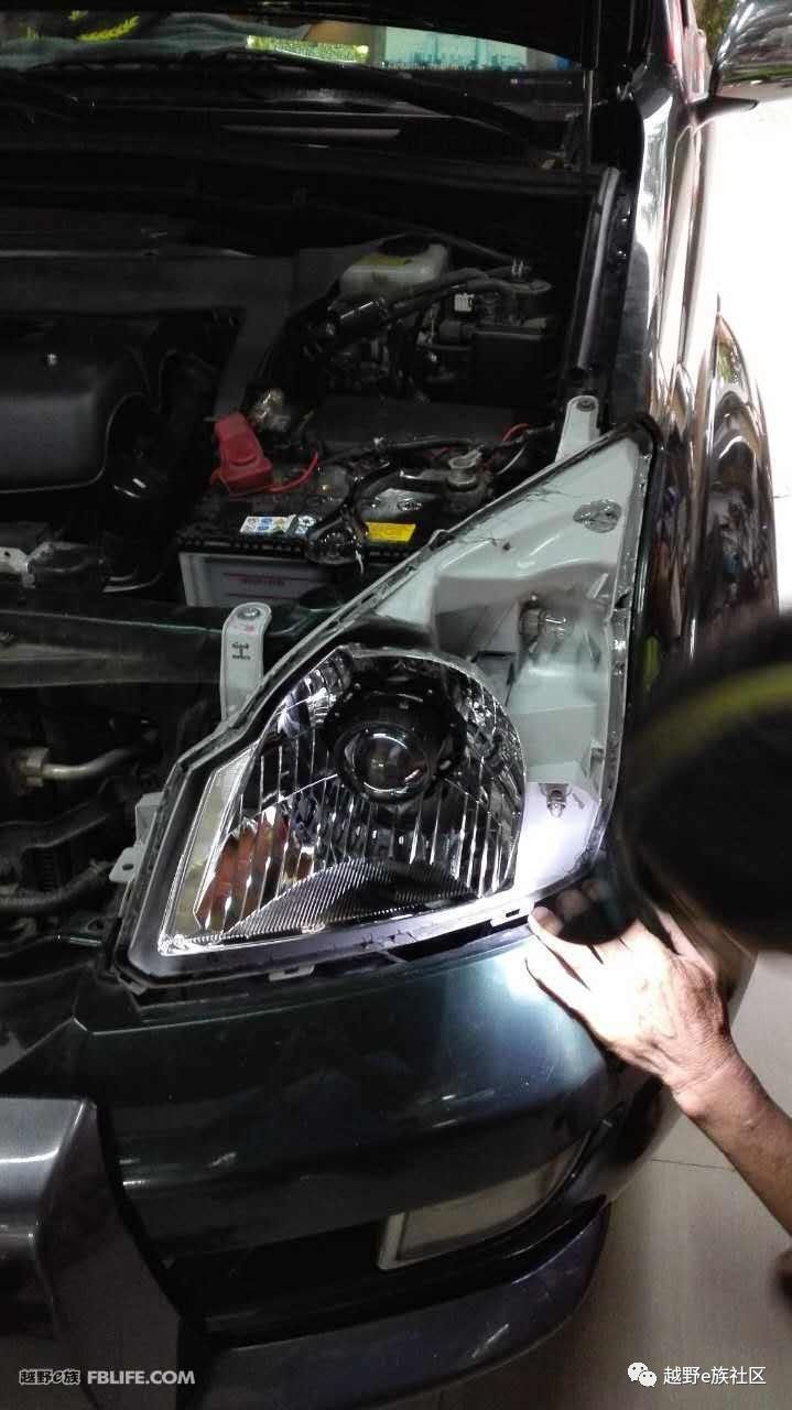 霸道120升级灯光海拉6透镜