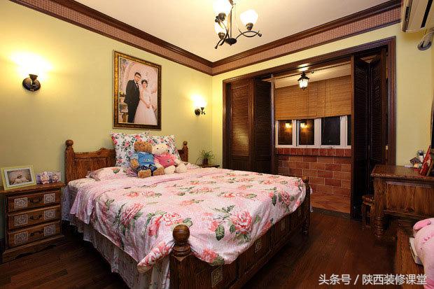 开放式田园风格婚房,小户型现代风格婚房